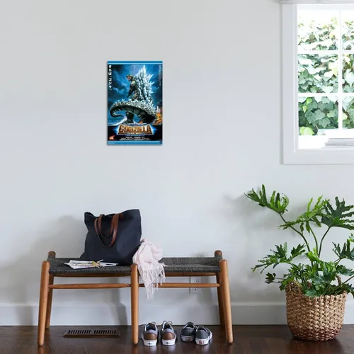 Vista 3 de Trends International Godzilla: Final Wars - Póster de pared de una hoja, 14.72 x 22.37 pulgadas, lienzo estirado