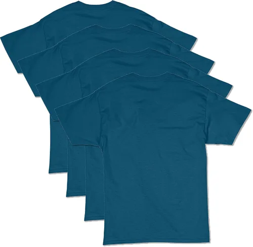 Vista 2 de Hanes Camiseta de algodón Essential-t para hombre, Athletic Crimson_Discontinued