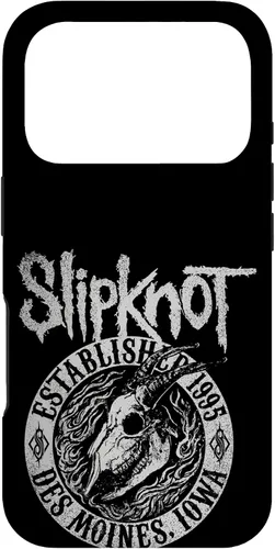 Vista 30 de Funda negra oficial de Slipknot Goat Flames para iPhone 17