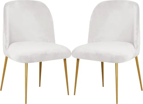 Vista 35 de Juego de 2 fundas superelásticas para sillas de comedor de 2/4/6, funda de terciopelo para sillas modernas de mediados de siglo, funda de silla sin
