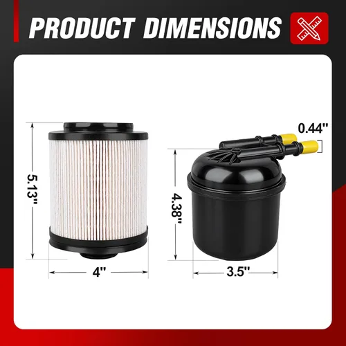 Vista 3 de iFJF FD4615 - Kit de separador de agua para filtro de combustible para Ford 6.7L V8
