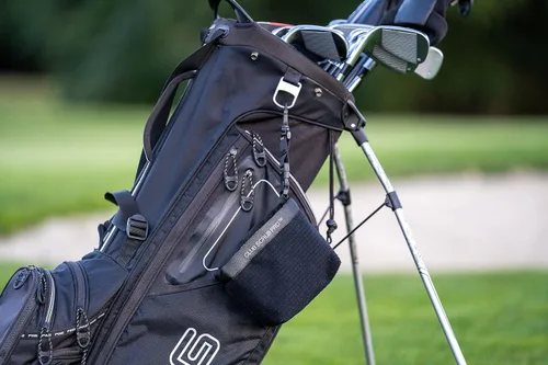 Vista 7 de Club Scrub Bolsa de limpieza para palos de golf y pelotas de golf, forro impermeable con tecnología de cara limpia, clip desmontable, lavable a