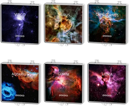 Vista 2 de POCOCO Discos realistas de la serie Constellation-1, resolución 5K, patrones realistas, 6 piezas