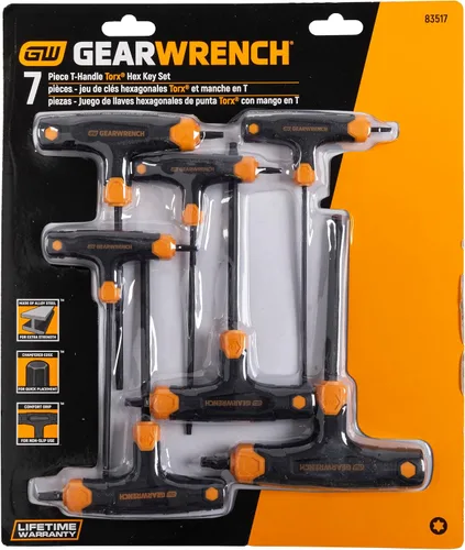 Vista 3 de GEARWRENCH Juego de llaves Torx con mango en T de 7 piezas - 83517