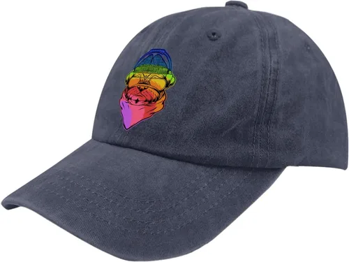 Vista 2 de Cap Pug Dog Dad Hats, Vintage Hats for Men