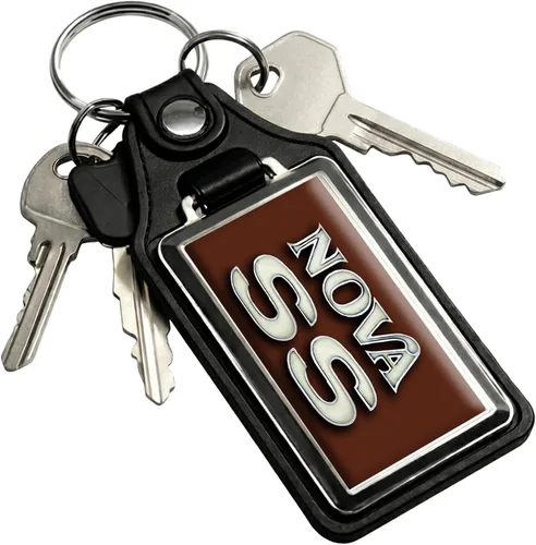 Vista 97 de Brotherhood Car Key Chain for Nova - Classic Models Keychain for Men and Blanco antiguo - Personalizado 1975