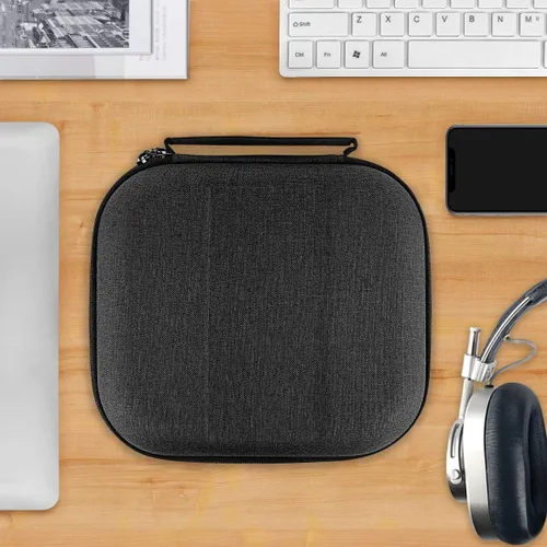 Vista 6 de Estuche duro para audífonos ATH-M50, M50x, ANC29, ESW10, WS77, AKG K545, K619, K167, SONY MDR-XB950, MDR-XB920, MDR-XB900 y más, funda de viaje Tela