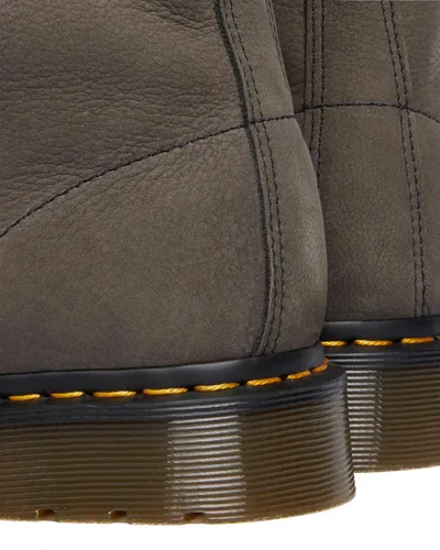 Vista 9 de Dr. Martens Botas de combate unisex para adultos 1460 Milled Nubeck Wp