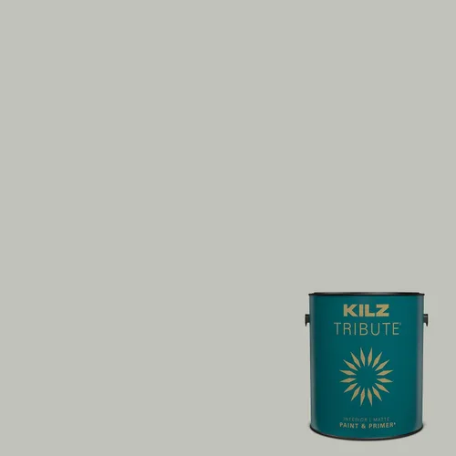 Vista 114 de KILZ TRIBUTE Pintura e Imprimación, Interior, Muestra de Color, Almost Aqua, 8 Onzas