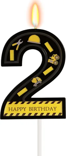 Vista 14 de Vela de cumpleaños número 1 de coches de carreras, decoraciones