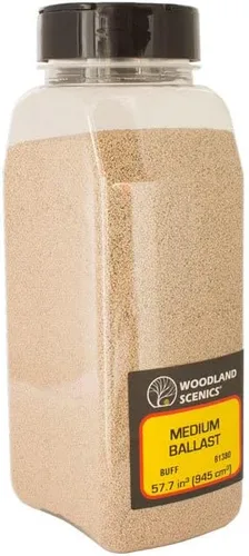 Vista 5 de Balasto Buff (32 oz. Shaker) Woodland Scenics