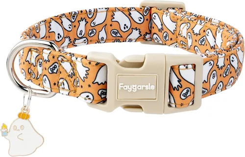 Vista 25 de Faygarsle - Collar floral para perras, diseño de primavera de verano rosa y amarillo, para perros pequeños, medianos y grandes, XS Flor Amarilla