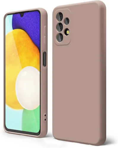 Vista 167 de oakxco Funda para teléfono Samsung Galaxy A12 con agarre de silicona líquida, linda delgada fina suave cubierta de gel de goma TPU lisa para mujeres