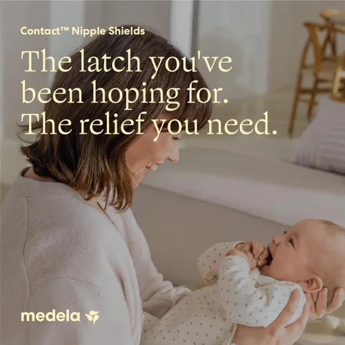 Vista 2 de Medela Contacto Protectores de pezones para lactancia materna, Amarillo