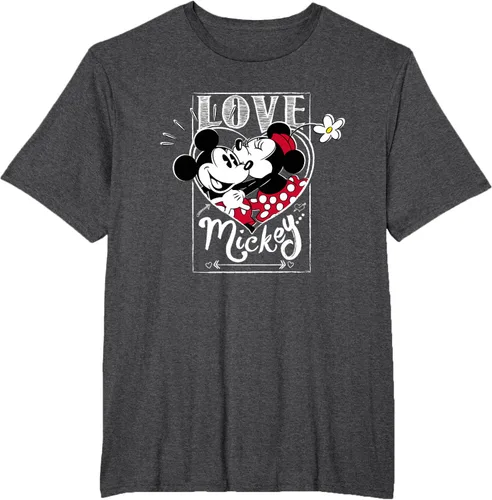 Vista 59 de Disney Mickey & Minnie Mouse Love Mickey - Camiseta para el día de San Valentín