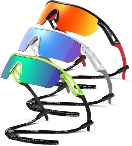 Vista 24 de Kids Sunglasses Youth Baseball Sunglasses for Boys Girls 3-12 Polarized Softball Sports Goggles UV Protection