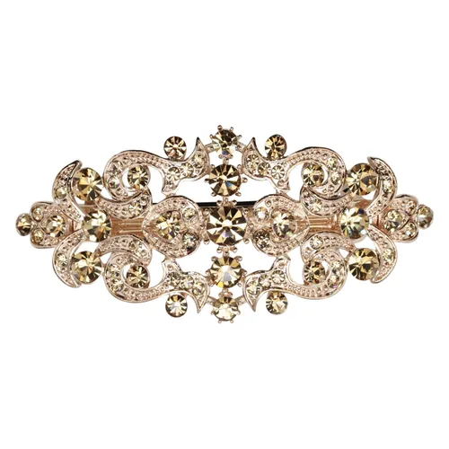 Vista 23 de Faship Precioso pasador floral de cristal AB Rhinestone