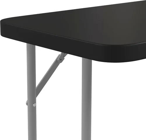 Vista 14 de Flash Furniture Mesa de entrenamiento plegable de plástico de 6 pies, color negro