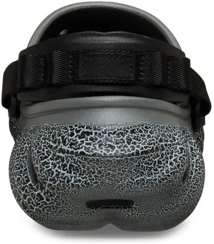 Vista 7 de Crocs Zuecos Echo Crackle gris pizarra para hombre