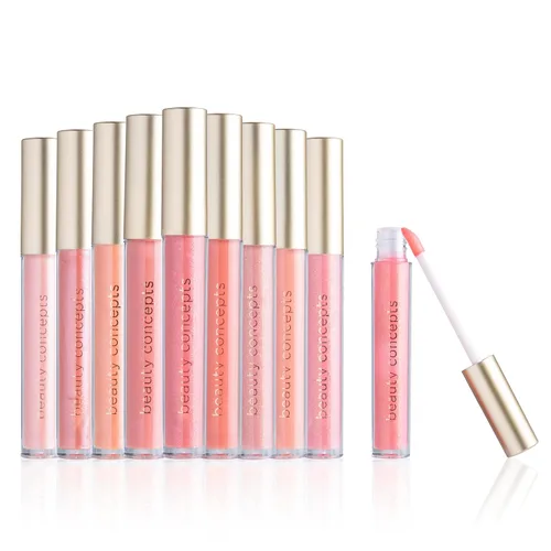 Vista 10 de Beauty Concepts - Colección de brillo de labios – Juego de maquillaje de labios brillante para un acabado radiante, colección floral