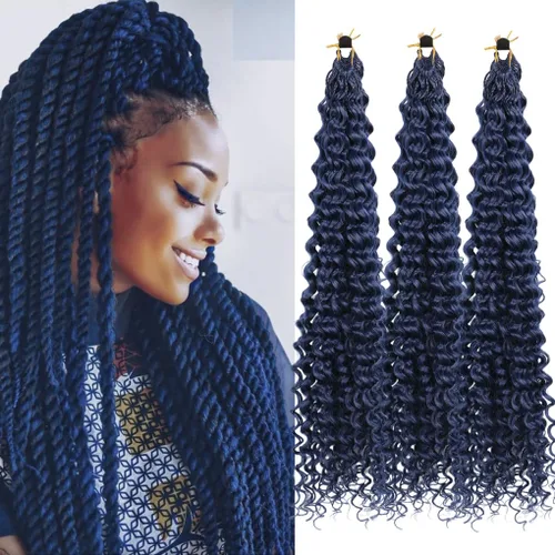Vista 9 de 3 trenzas de ganchillo Passion Twist, cabello sintético preseparado para trenzar de 14 pulgadas, 3 paquetes de cabello trenzado pretrenzado