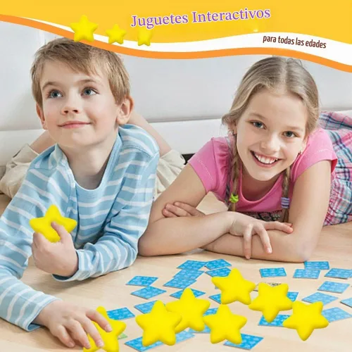 Vista 3 de 24 bolas de estrés de estrella, mini bolas de espuma para apretar, juguetes amarillos para aliviar la ansiedad para recompensas escolares, premios