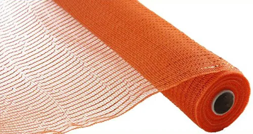 Vista 20 de Cinta decorativa de malla de yute de poliéster de 10 pulgadas x 30 pies (rayas naturales marrones y blancas con hilo de algodón): RY800348