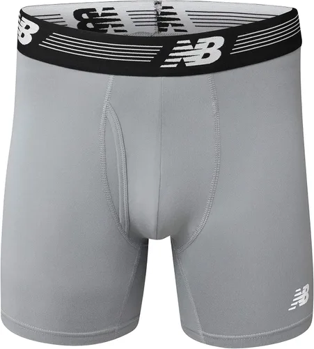 Vista 4 de New Balance - Bóxer para hombre, 6 pulgadas, parte delantera con bolsa, 3