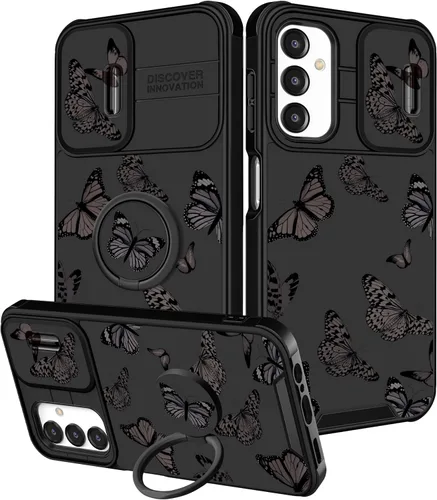 Vista 136 de Funermei para Samsung Galaxy Z Flip 4 Funda - Funda de Teléfono Bonita para Mujeres y Niñas con Mariposas Bonita Estética Femenina Diseño