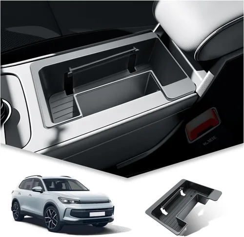 Vista 14 de BIBIBO Organizador de consola central VW Atlas 2024 para bandeja de consola Volkswagen Atlas 2024 + 2024 Atlas 2024, organizador de palets