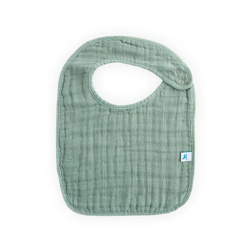 Vista 3 de Little Unicorn Paquete de 3 baberos clásicos de alta calidad, ajustable a medida que crece el bebé, tela suave en la piel, ideal para los que comen