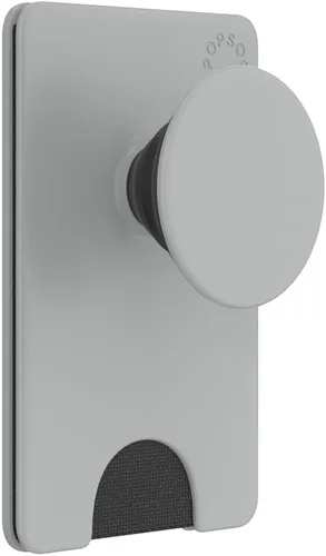 Vista 6 de Cartera para teléfono PopSockets con soporte expandible, tarjetero para teléfono - Gris tecnológico Gris(Tech Grey)