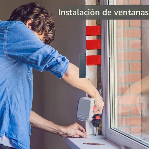 Vista 6 de Konohan 300 piezas de calzas planas de plástico estructurales para nivelación, 3/64, 5/64, 1/8, 5/32, 3/16, 1/4, verde, negro, blanco, gris, azul