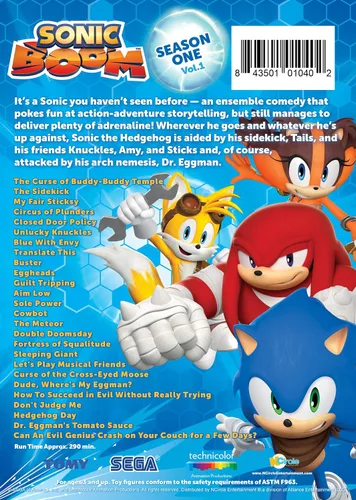 Vista 2 de Sonic Boom Season One Volume One With Sonic and Eggman Figures