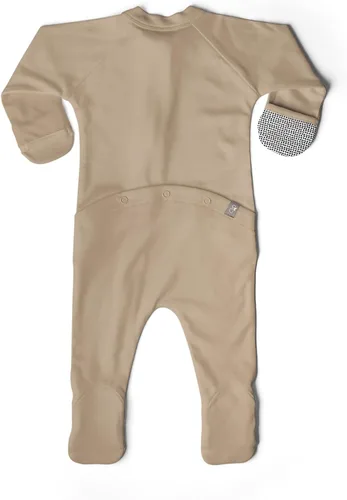 Vista 8 de goumikids Viscosa de Bambú Algodón Orgánico Cremallera Footies