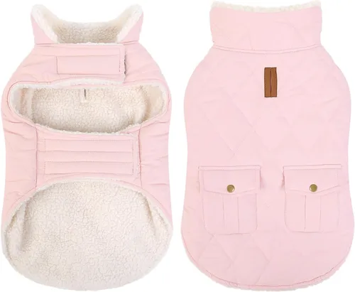 Vista 22 de Queenmore - Abrigo de invierno impermeable para perro, chaqueta acolchada Negro