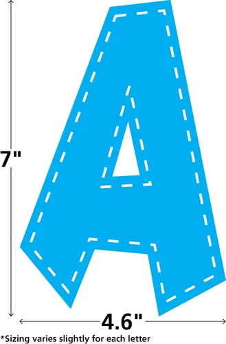 Vista 5 de Teacher Created Resources Multi Bright Stitch 7" Fun Font Letras