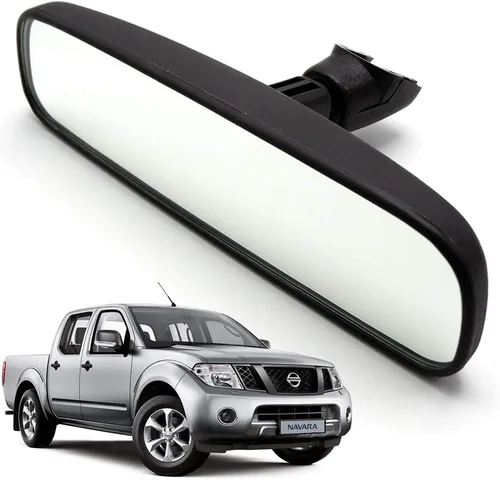 Vista 2 de Interior Interior Espejo retrovisor negro para Nissan Frontier Navara D40 UTE 4WD 2WD Pick-Up 2006 2007 2008 2009 2010 2011 2012 2013 2014