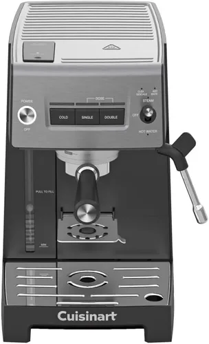 Vista 10 de Cuisinart Espresso Bar Slim Máquina de Café Espresso, Hace Bebidas Calientes o Frías de Calidad de Café Incluyendo Cappuccino, Lattes y Bebidas