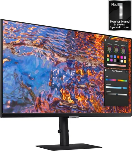 Vista 2 de Samsung Monitor de computadora ViewFinity S80PB Series UHD de 27 pulgadas, DCI-P3 98%, VESA DisplayHDR 400, panel IPS, pantalla mate, USB-C