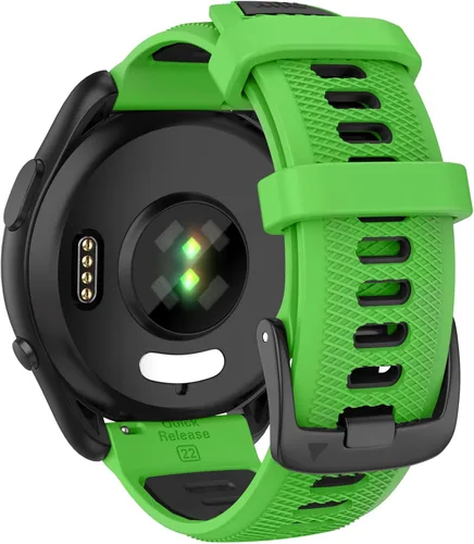 Vista 11 de OVERSTEP Correa de repuesto compatible con Garmin Forerunner 265, correas de reloj de liberación rápida de 0.866 in para Forerunner 255, Vivoactive
