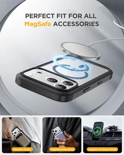 Vista 120 de Miracase Serie de vidrio para iPhone 11 de 6.1 pulgadas, funda protectora de cuerpo completo resistente mejorada con protector de pantalla de vidrio
