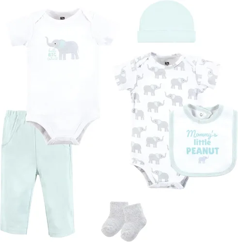 Vista 37 de Hudson Baby Juego de canastilla de algodón unisex para bebé Arcos de ballet Bunny
