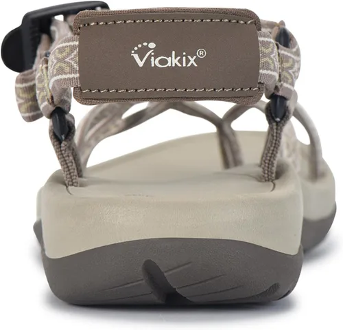 Vista 2 de Viakix - Sandalias de senderismo para mujer - Cómodos zapatos deportivos atléticos para senderismo al aire libre (ancho medio y estrecho)