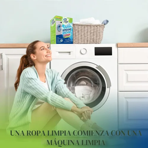 Vista 5 de True Fresh Tabletas limpiadoras para lavadora, 15 tabletas sólidas de limpieza profunda, finalmente limpia todas las lavadoras, incluida la carga