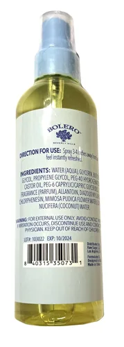 Vista 2 de Bolero Renew Facial Mist - Flor de mimosa y coco 4fl oz (4.0 fl oz)