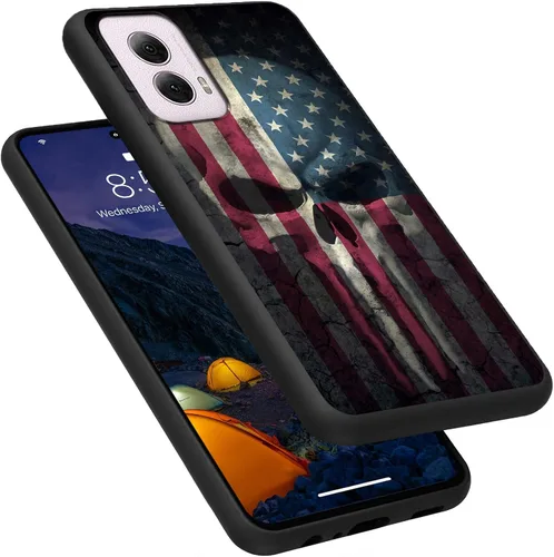 Vista 233 de Funda para Motorola Moto G Play 4G 2024, delgada y ligera, de silicona de TPU suave, color negro, ultrafina, para Motorola Moto G Play 4G 2024, Art