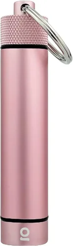 Vista 9 de ONGROK Tubo de almacenamiento premium, llavero, tamaño de bolsillo, hermético, soporte de metal de aluminio y estuche, Negro, Grande, Moderno