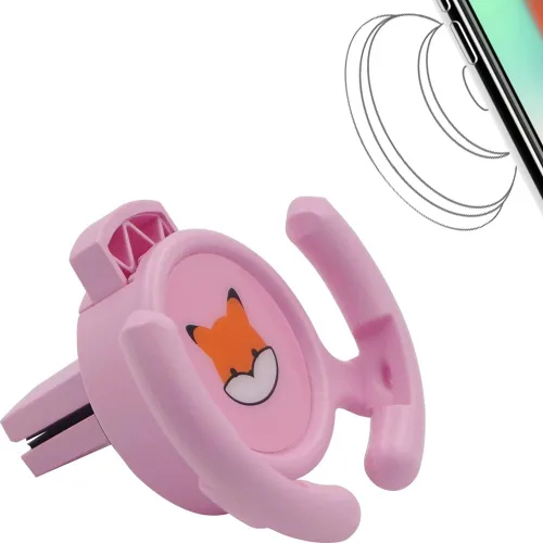 Vista 10 de Soporte de montaje de ventilación para automóvil, compatible con Popsocket, soporte de automóvil hecho para agarres de enchufe pop, soporte plegable