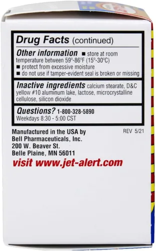 Vista 5 de Jet-Alert Cápsulas de cafeína de doble fuerza de 200 mg, 90 cápsulas, paquete de 3